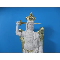 Figura Św. Michała Archanioła z Gargano 20 cm + korona